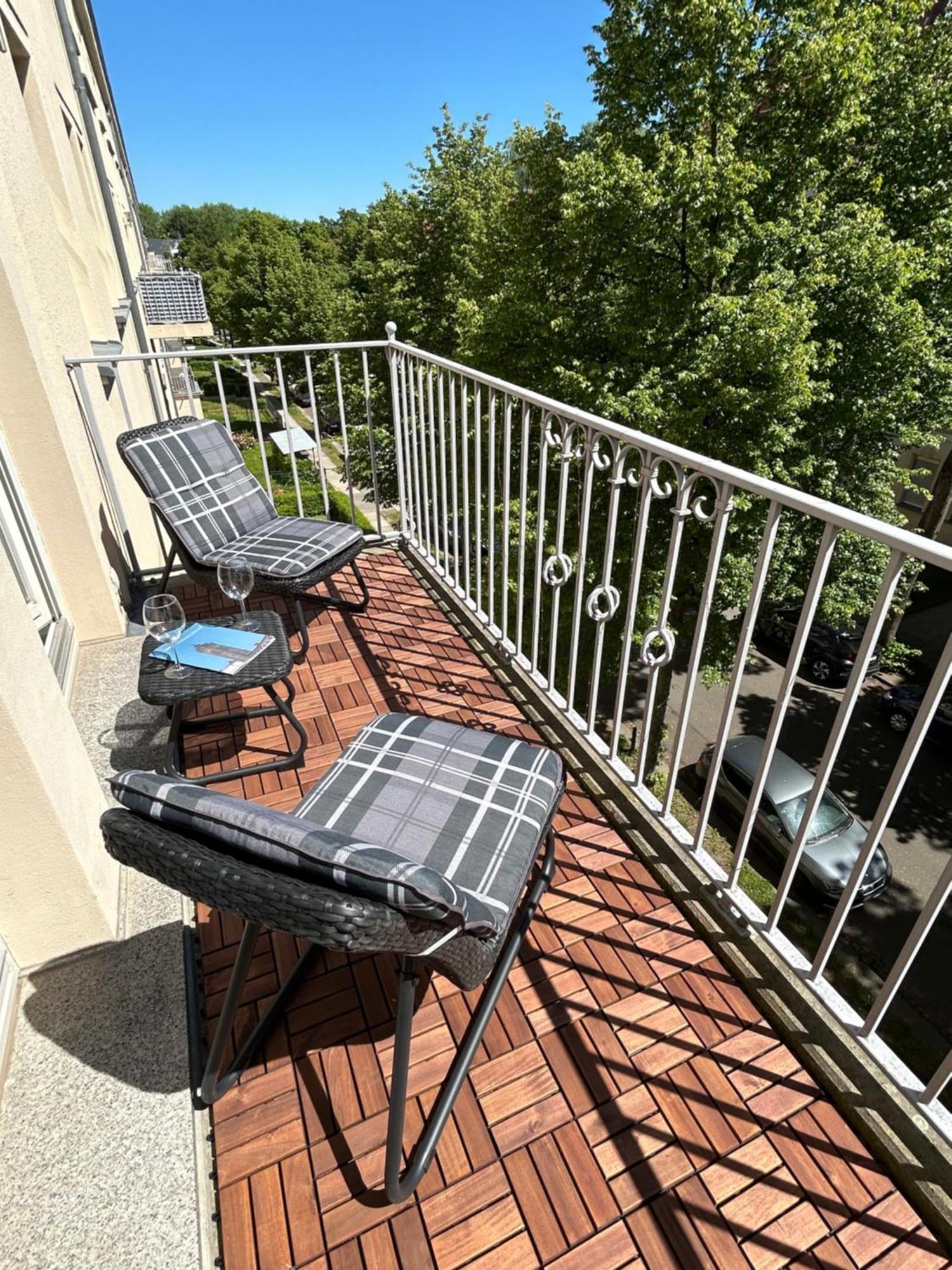 Ruhige Maisonettewohnung Auf Dem Kassberg Chemnitz Exterior foto